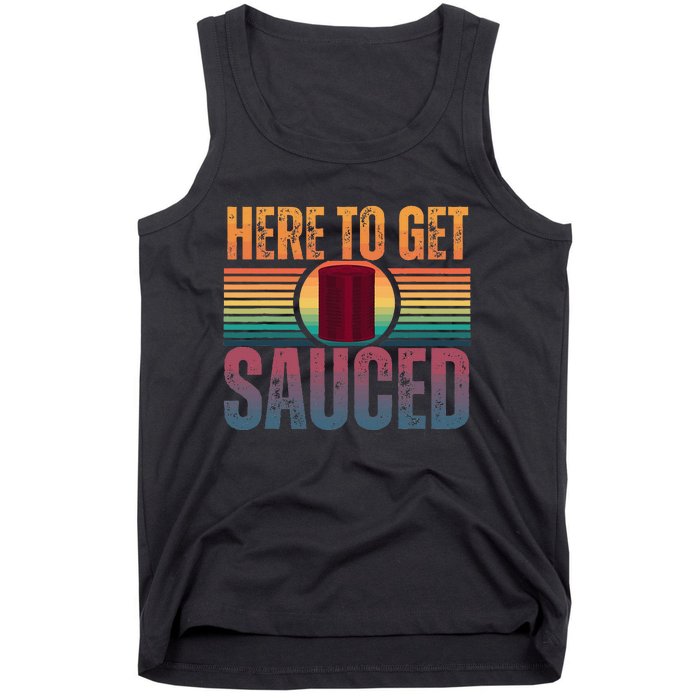 Getting Sauced Cranberry Getting Sauced Cranberry Jelly Tank Top