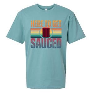 Getting Sauced Cranberry Getting Sauced Cranberry Jelly Sueded Cloud Jersey T-Shirt