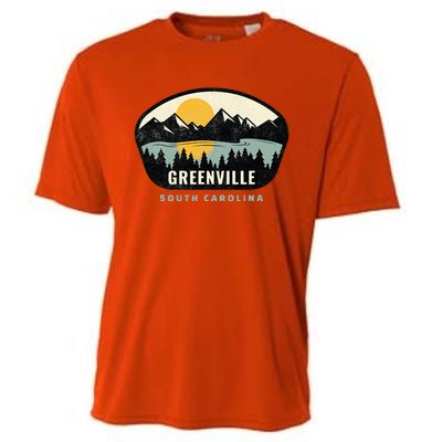 Greenville South Carolina Sc Vacation Souvenir Cooling Performance Crew T-Shirt