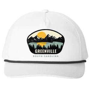 Greenville South Carolina Sc Vacation Souvenir Snapback Five-Panel Rope Hat