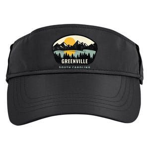 Greenville South Carolina Sc Vacation Souvenir Adult Drive Performance Visor