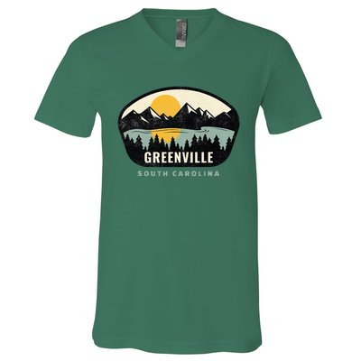 Greenville South Carolina Sc Vacation Souvenir V-Neck T-Shirt