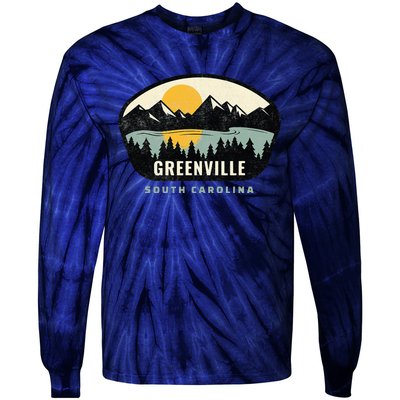 Greenville South Carolina Sc Vacation Souvenir Tie-Dye Long Sleeve Shirt