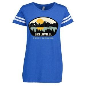 Greenville South Carolina Sc Vacation Souvenir Enza Ladies Jersey Football T-Shirt