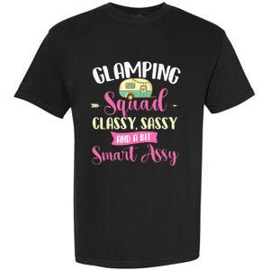 Glamping Squad Classy Sassy Glamper Glamorous Camping Camper Garment-Dyed Heavyweight T-Shirt