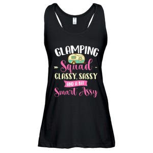 Glamping Squad Classy Sassy Glamper Glamorous Camping Camper Ladies Essential Flowy Tank