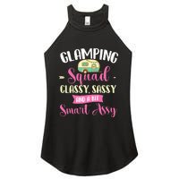 Glamping Squad Classy Sassy Glamper Glamorous Camping Camper Women's Perfect Tri Rocker Tank