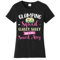 Glamping Squad Classy Sassy Glamper Glamorous Camping Camper Women's T-Shirt