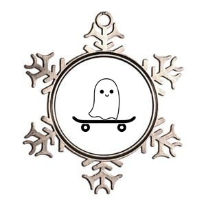 Ghost Skateboard Costume Funny Rider Skateboarding Gift Metallic Star Ornament