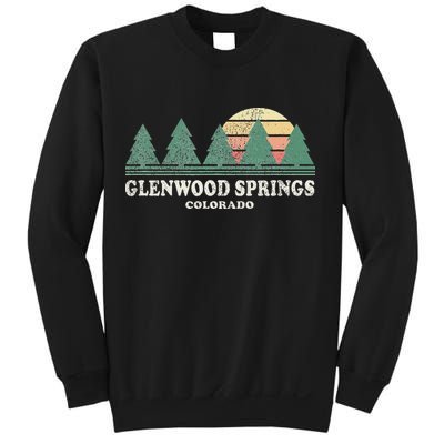 Glenwood Springs Co Vintage Throwback Retro 70s Design Sweatshirt