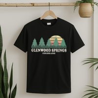 Glenwood Springs Co Vintage Throwback Retro 70s Design T-Shirt