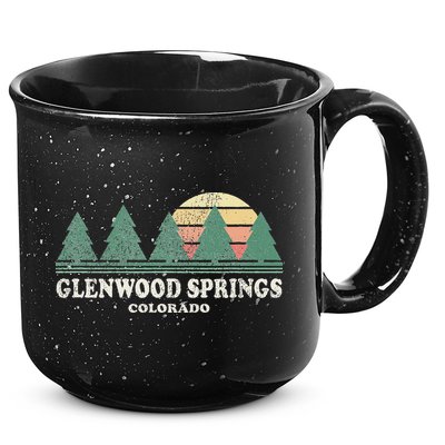 Glenwood Springs Co Vintage Throwback Retro 70s Design 15oz Campfire Ceramic Mug