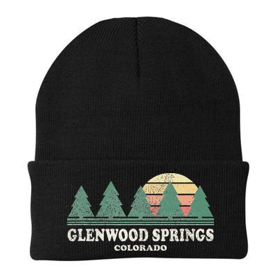 Glenwood Springs Co Vintage Throwback Retro 70s Design Beanie