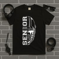 Graduate Senior Class Of 2025 Graduation American Football T-Shirt