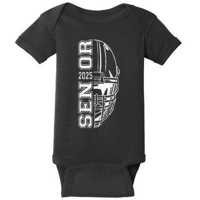 Graduate Senior Class Of 2025 Graduation American Football Baby Bodysuit