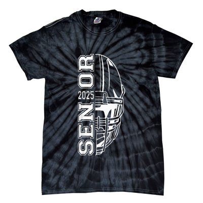 Graduate Senior Class Of 2025 Graduation American Football Tie-Dye T-Shirt
