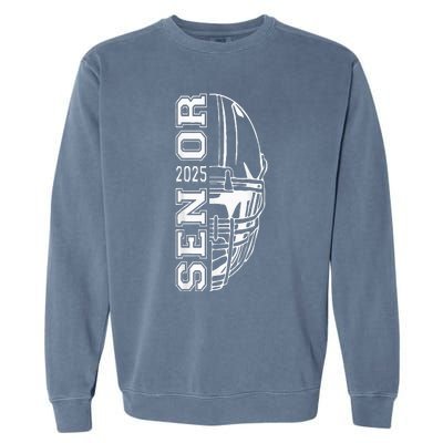 Graduate Senior Class Of 2025 Graduation American Football Garment-Dyed Sweatshirt