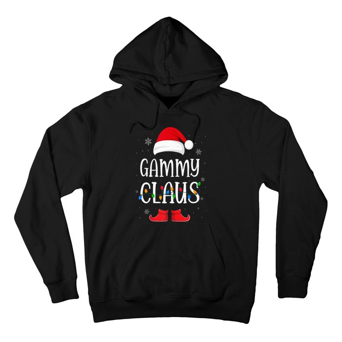 Gammy Santa Claus Hat With Xmas Light Christmas Holiday Hoodie