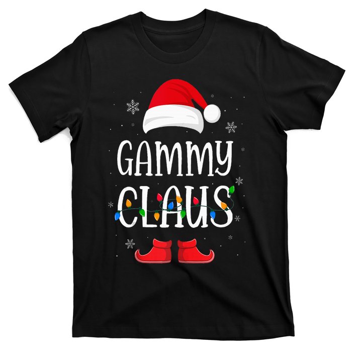 Gammy Santa Claus Hat With Xmas Light Christmas Holiday T-Shirt