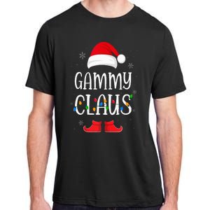 Gammy Santa Claus Hat With Xmas Light Christmas Holiday Adult ChromaSoft Performance T-Shirt