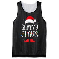 Gammy Santa Claus Hat With Xmas Light Christmas Holiday Mesh Reversible Basketball Jersey Tank