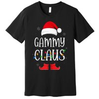 Gammy Santa Claus Hat With Xmas Light Christmas Holiday Premium T-Shirt