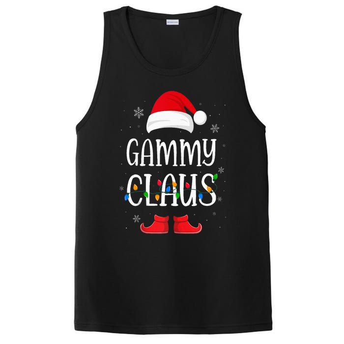 Gammy Santa Claus Hat With Xmas Light Christmas Holiday PosiCharge Competitor Tank