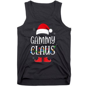 Gammy Santa Claus Hat With Xmas Light Christmas Holiday Tank Top