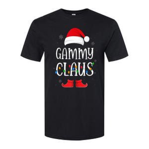 Gammy Santa Claus Hat With Xmas Light Christmas Holiday Softstyle CVC T-Shirt