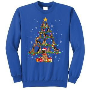 Ger Shepherd Christmas Tree XMas Dog Lover Gift Sweatshirt