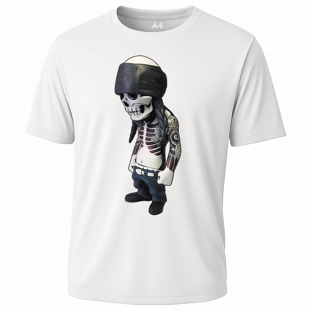 Gangster Skull Cool Swag Performance Shirt