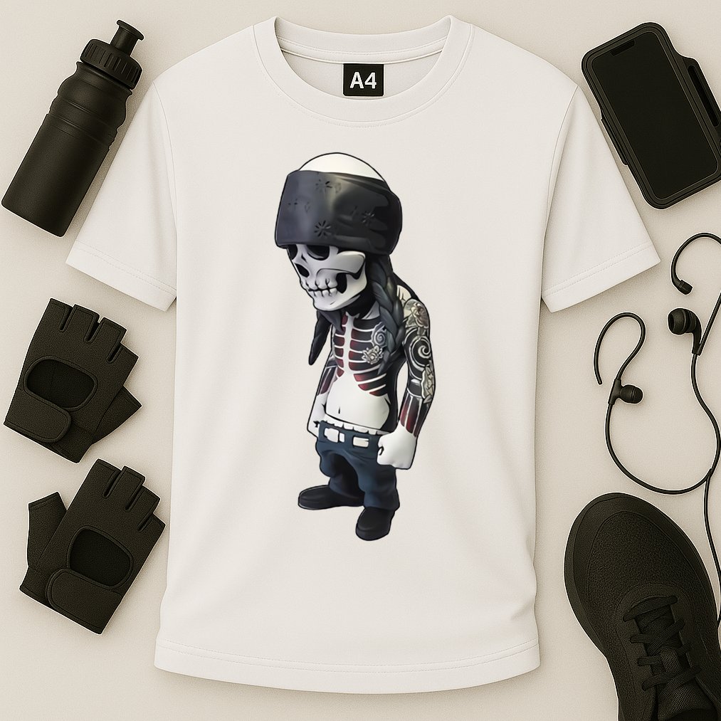 Gangster Skull Cool Swag Performance Shirt