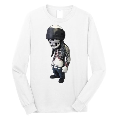 Gangster Skull Cool Swag Long Sleeve Shirt