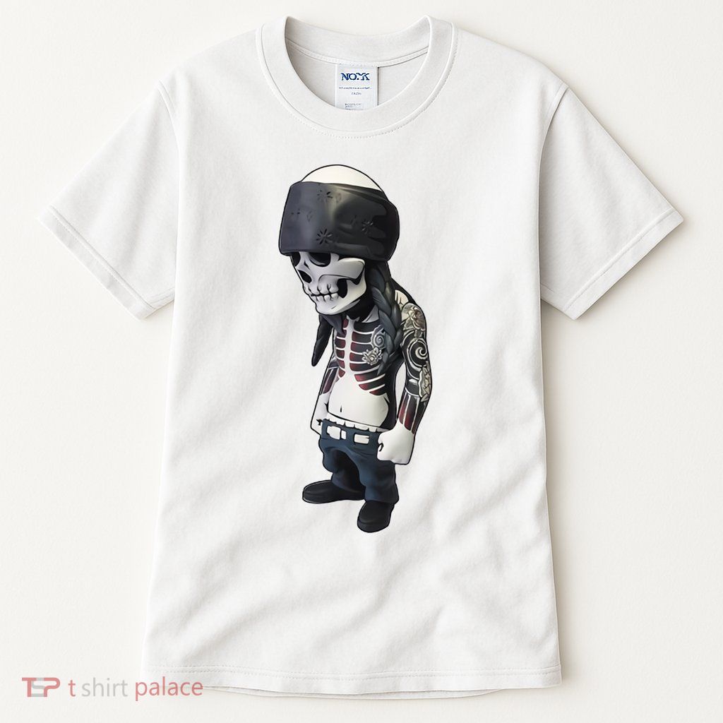 Gangster Skull Cool Swag Tall T-Shirt