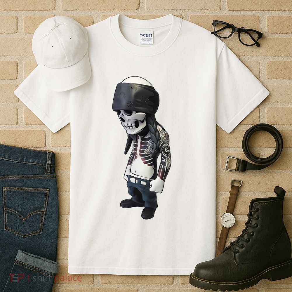 Gangster Skull Cool Swag Tall T-Shirt