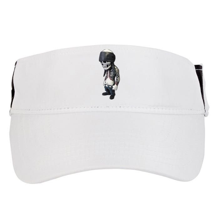 Gangster Skull Cool Swag Adult Drive Performance Visor