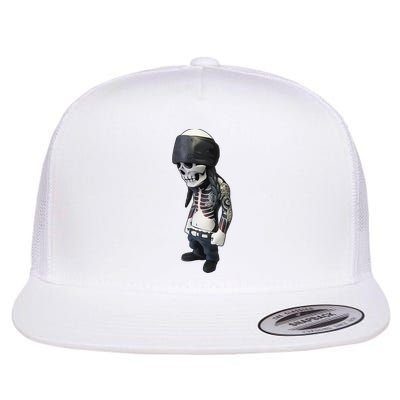 Gangster Skull Cool Swag Flatbill Hat