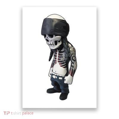 Gangster Skull Cool Swag Poster