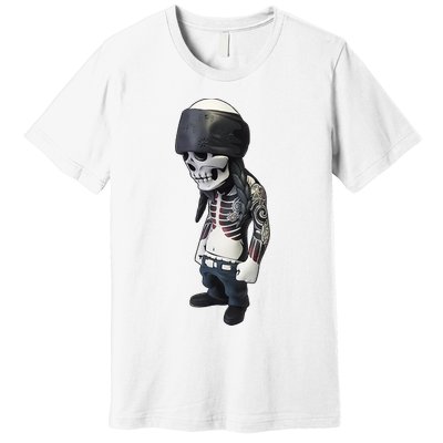 Gangster Skull Cool Swag Premium T-Shirt