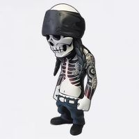 Gangster Skull Cool Swag Wool Snapback Cap