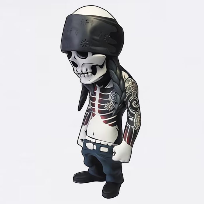 Gangster Skull Cool Swag Wool Snapback Cap