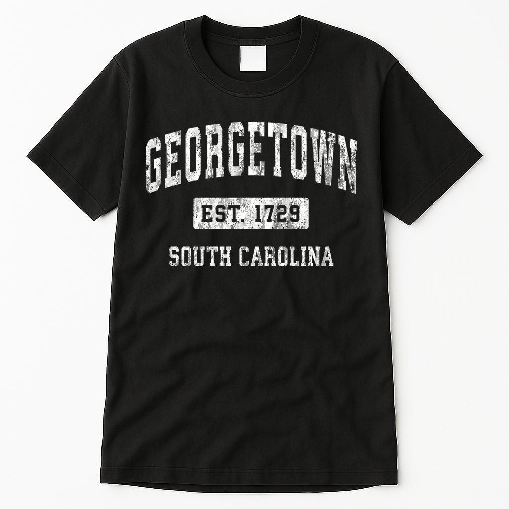 Georgetown South Carolina Sc Vintage Established Sports Tall T-Shirt