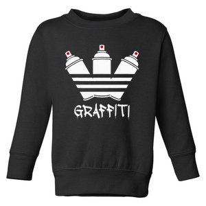 Graffiti Spray Cans Red Nozzle Unisex Toddler Sweatshirt