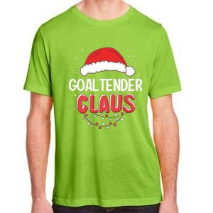 Goaltender Santa Claus Christmas Matching Costume Cute Gift Adult ChromaSoft Performance T-Shirt