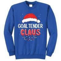 Goaltender Santa Claus Christmas Matching Costume Cute Gift Tall Sweatshirt