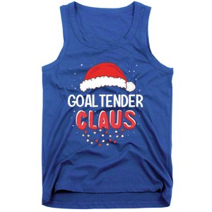 Goaltender Santa Claus Christmas Matching Costume Cute Gift Tank Top