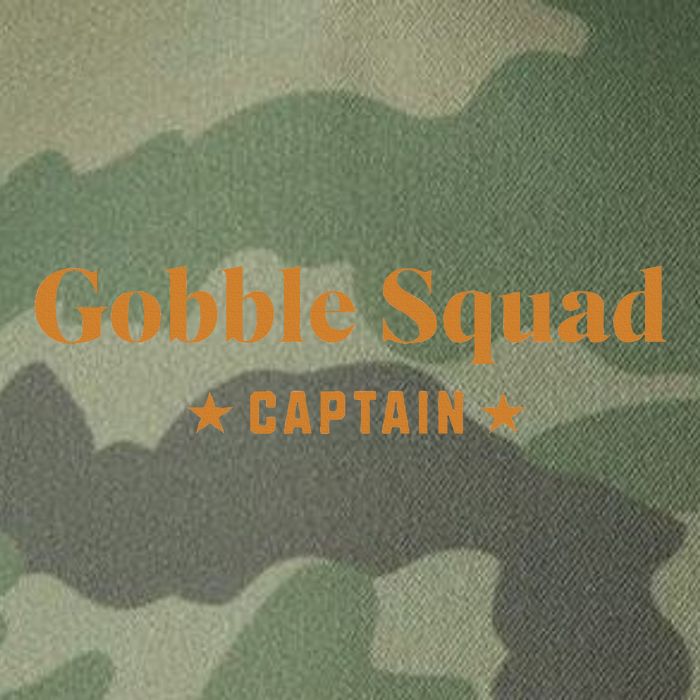 Gobble Squad Captain Gobble Gobble Gobble Legacy Tie Dye Trucker Hat