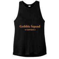 Gobble Squad Captain Gobble Gobble Gobble Ladies PosiCharge Tri-Blend Wicking Tank