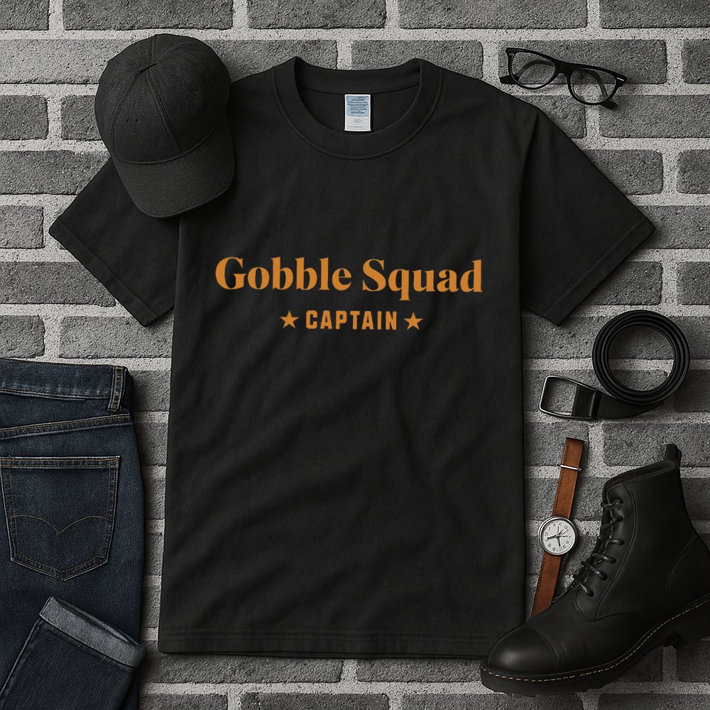 Gobble Squad Captain Gobble Gobble Gobble Tall T-Shirt