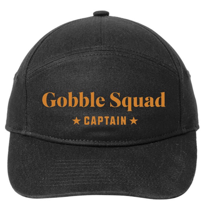 Gobble Squad Captain Gobble Gobble Gobble 7-Panel Snapback Hat